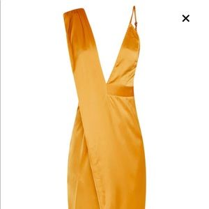 Pretty little thing mustard dress